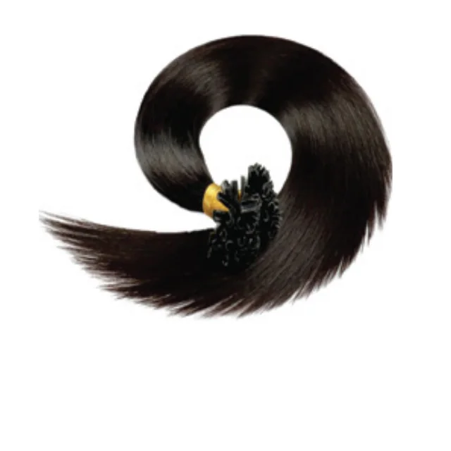 Fusion keratin tip hair extensions