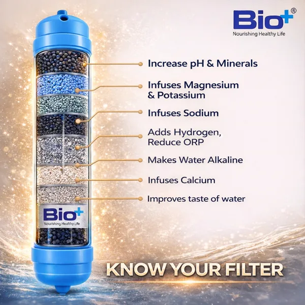 Bio+ H2AAA filter media layers diagram