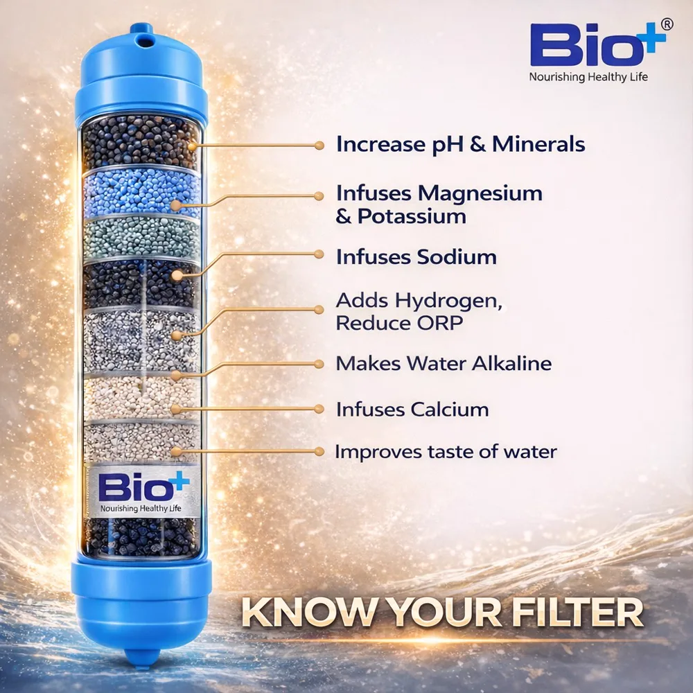 Bio+ H2AAA filter media layers diagram